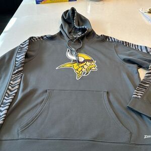 Minnesota Vikings NFL team apparel men’s large sweatshirt, ZUBAZ new without tag